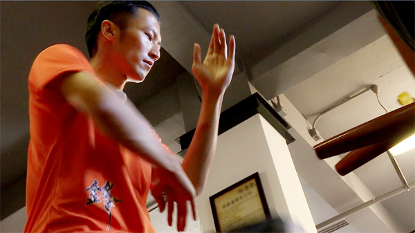 谢霆锋打咏春拳