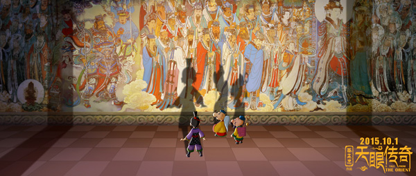 天眼拜访永乐宫壁画