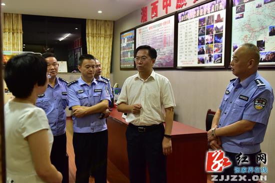 【警视窗】胡志文督导调研武陵源“长安6号”集中统一行动和安保工作