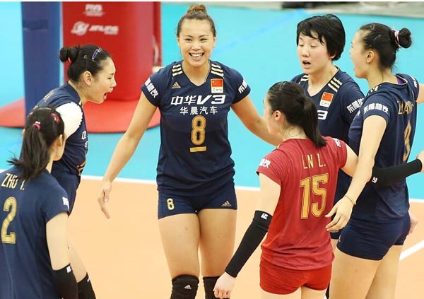 中国女排3-1力克日本