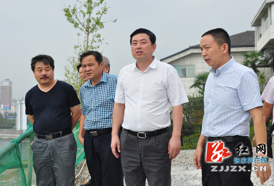 王志刚调研市中心城区重点工程(图)