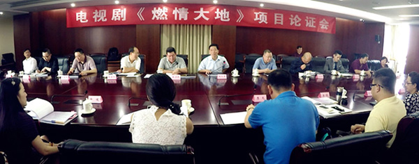 各界领导出席《燃情大地》项目论证会