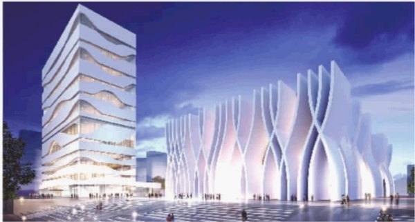 湖南省歌舞剧院公共剧场效果图。