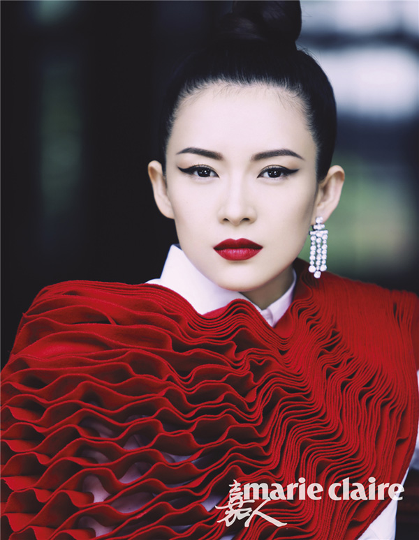 章子怡封面大片
