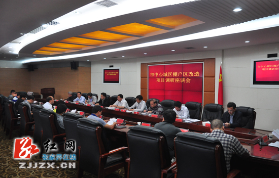 王志刚调研市中心城区棚户区改造项目
