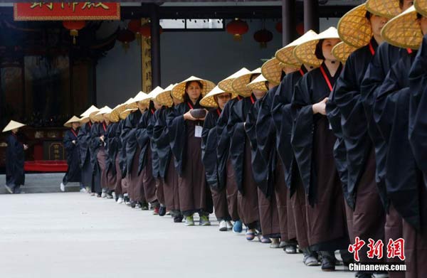 上海玉佛禅寺佛门僧人体验营