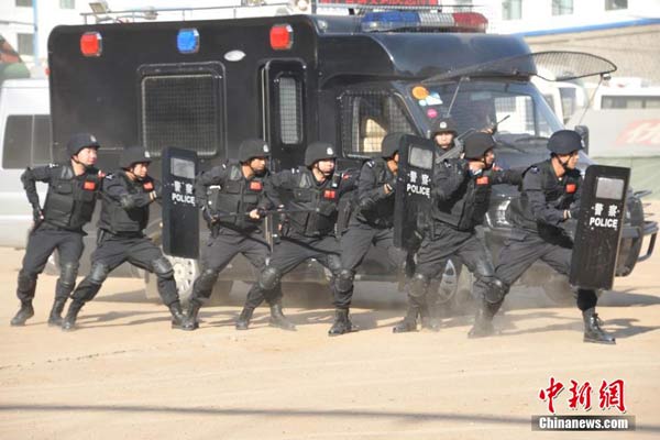 反恐实战比武演练
