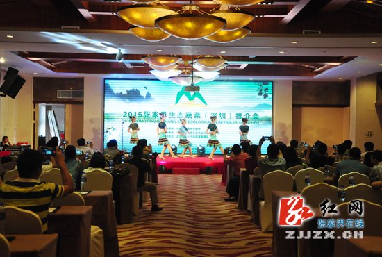 2015年张家界生态蔬菜推介会在深圳举行 市民可享受沾有“露