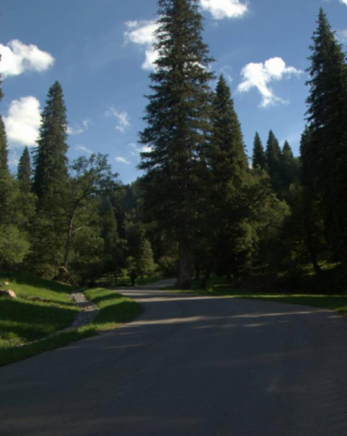 曲径通幽，浮云朵朵，最适合拍婚纱的地方