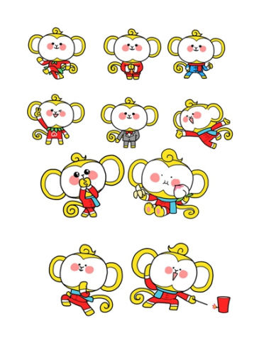 央视公布猴年春晚候选吉祥物 邀网友挑选(图)