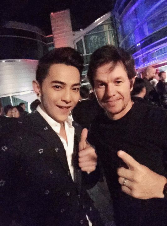 汪东城与马克·沃尔伯格