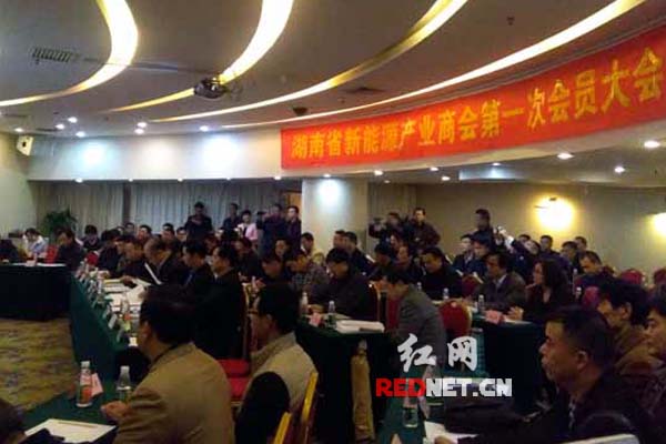 11月20日，湖南省新能源产业商会在长沙举行成立大会暨第一次会员大会。