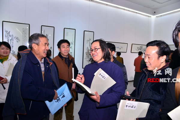 展出作品体现出戴鲁滨文人画特征和文人情怀，让参观者能感受到不一样的文人生活处世方式。