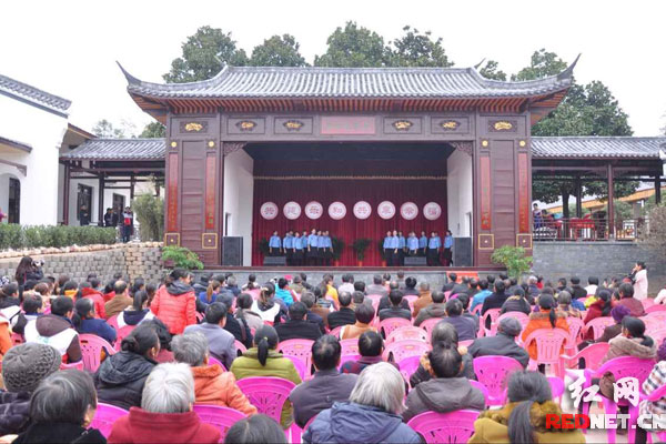 改扩建的葛家山乐和大院正式开门迎客