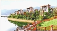 金龙镇山湖鹭岛别墅区。