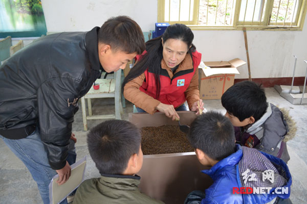 学生跟省博物馆工作人员学习实践挖掘文物
