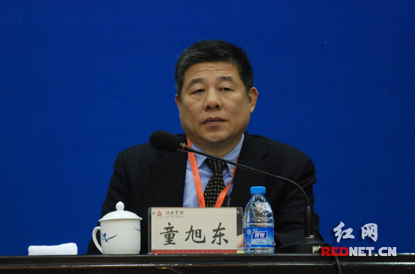 湖南省科技厅党组书记、厅长童旭东。