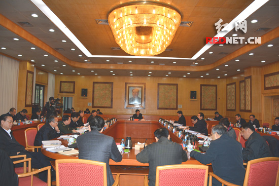 湖南省委全面深化改革领导小组第十四次会议在长沙举行。