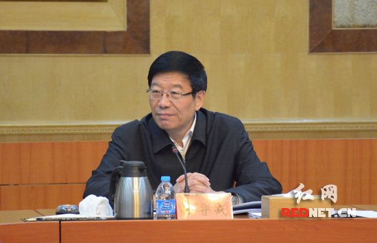 湖南省委书记、省人大常委会主任、省委全面深化改革领导小组组长徐守盛主持。