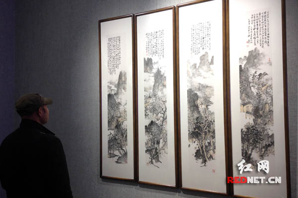 展览全面展开呈现了田绍登近年来书法和水墨画创作的新面貌。