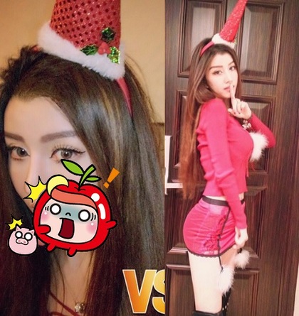 Yumi盛裝打扮過聖誕節
