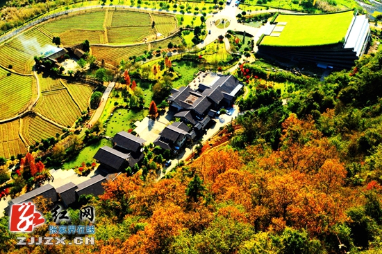 田园牧歌“画中游”游道在张家界黄龙洞景区正式动工