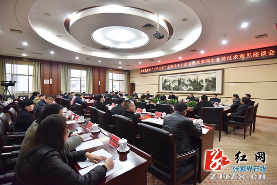 张家界市委常委会就“三严三实”专题民主生活会征求意见