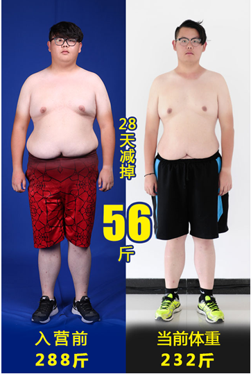 288斤武汉呆萌小哥高池麟28天减56斤引热议