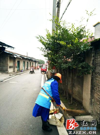永定区小街小巷垃圾治理工作常态化
