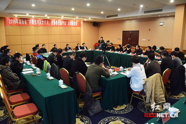 1月12日下午，由共青团湖南省委组织的共青团与人大代表、政协委员面对面座谈会举行。