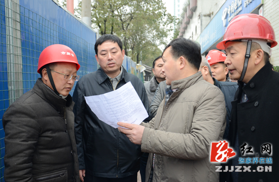 王志刚调研市中心城区重点市政项目