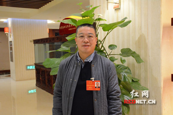 长沙市人大代表，湖南绿之韵集团董事长胡国安。
