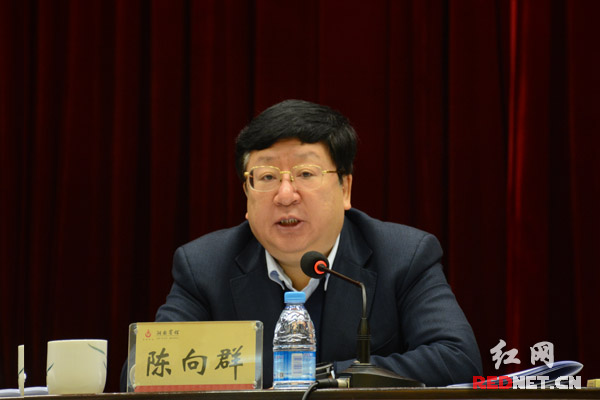 湖南省委常委、常务副省长陈向群出席会议并讲话。