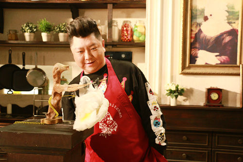 刘天佐节目录制中