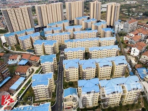 岳阳市2015年规模最大的保障性安居工程“春和家园”项目竣工。