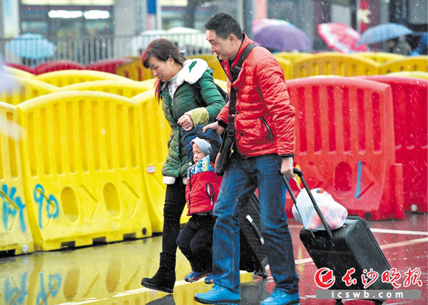 长沙昨日下雪 市民朋友圈中晒雪景视频和照片