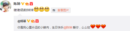 陈坤微博截图