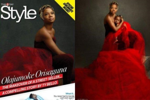 Orisaguna拍摄了画报，她随后与一家模特公司签约。