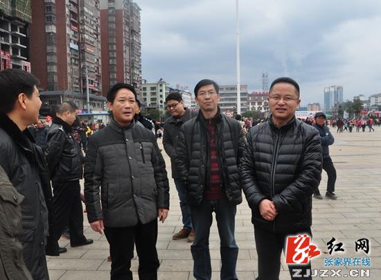 桑植：赵云海赴民歌广场视察元宵安保工作