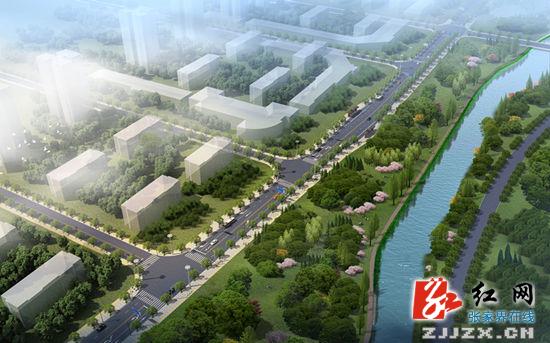 武陵源区岩门五街路网工程破土动工 计划投资1100万
