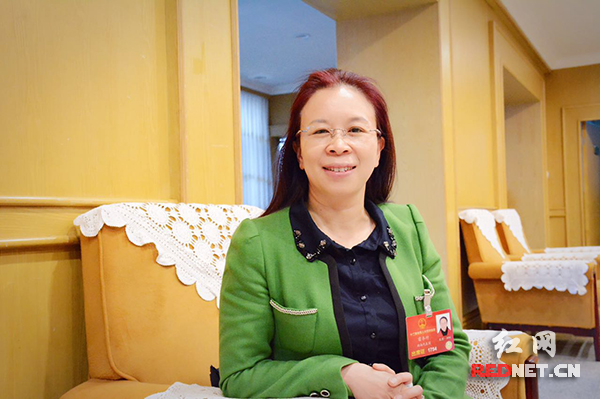 3月6日，全国人大代表、湖南省郴州市第一人民医院副院长雷冬竹接受红网记者专访。