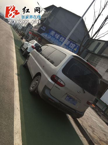 【城市观察员】请尊重“自行车道”做文明张家界人