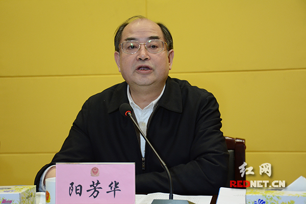 会上，湖南省工商局党组成员、副局长阳芳华发布2015年全省消费维权工作等情况。