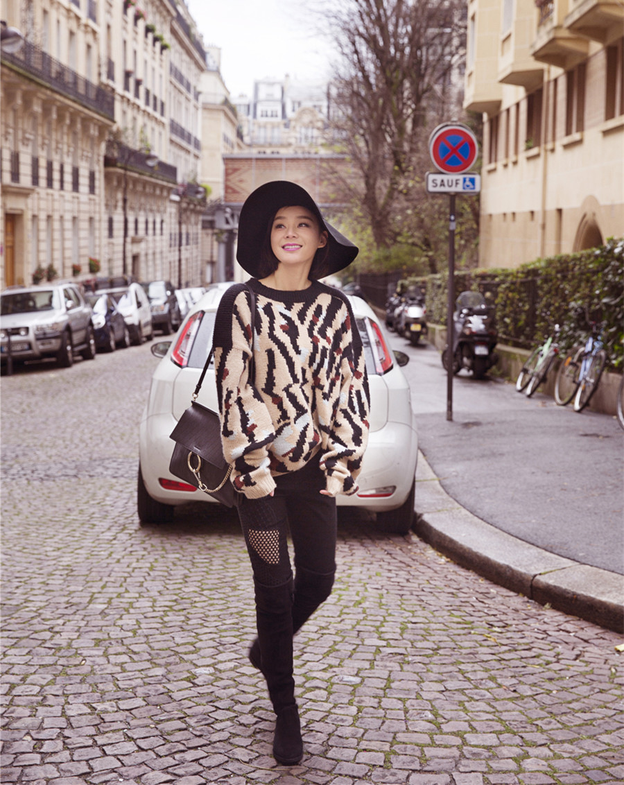 袁姗姗法式优雅