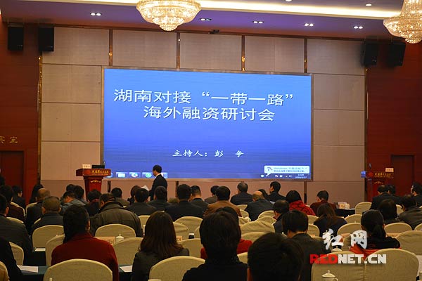 湖南对接“一带一路”海外融资研讨会在长沙举行。