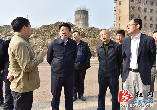 杨光荣调研澧水北环线滨河路建设情况