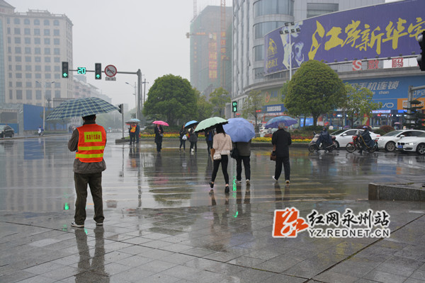 冷水滩区清桥路与湘永路十字路口
