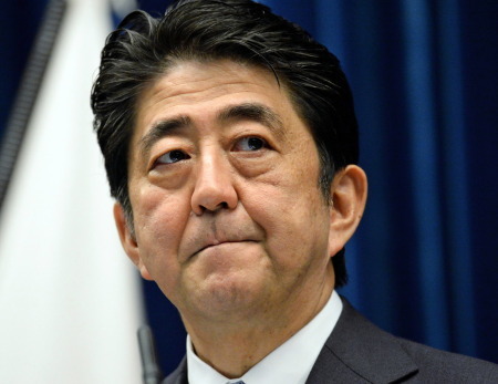 日本首相安倍晋三。