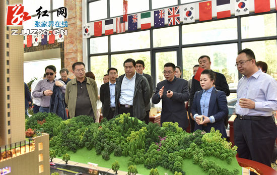 韩国驻武汉总领事率团考察东方•曼哈顿 张家界与韩国对接再深化