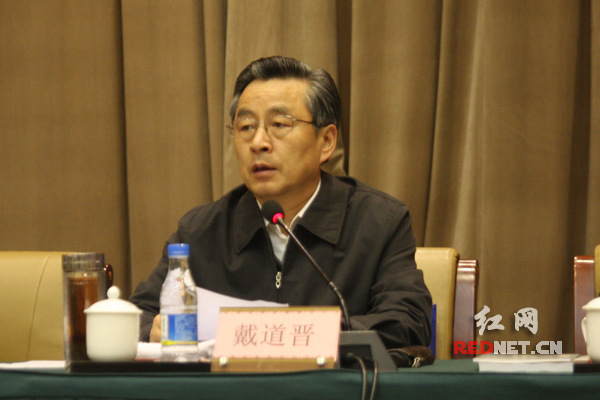 湖南省人民政府副省长戴道晋致辞。